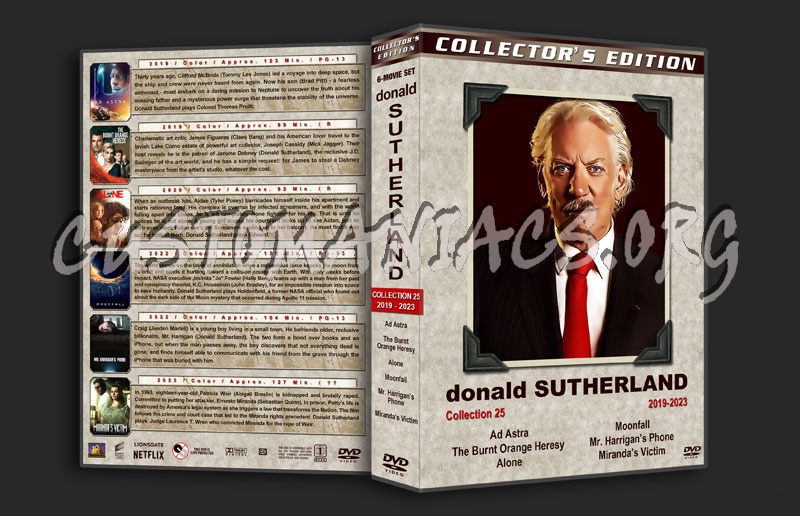 Donald Sutherland Film Collection - Set 25 (2019-2023) dvd cover