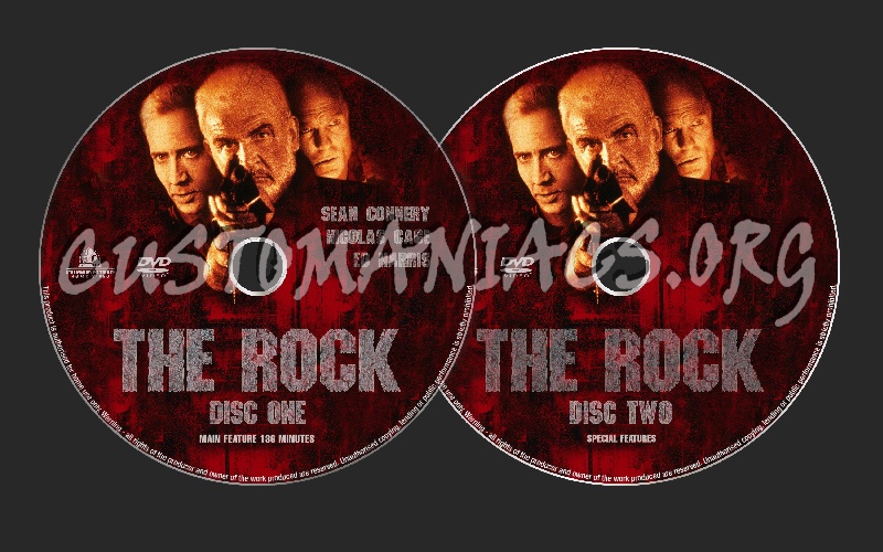 The Rock dvd label
