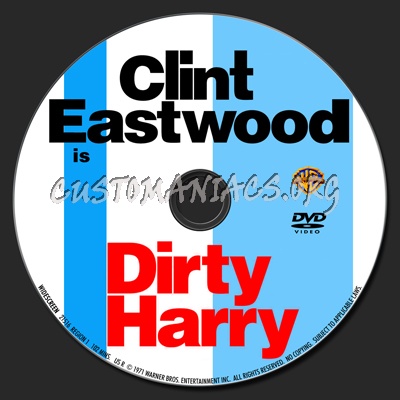 Dirty harry dvd label