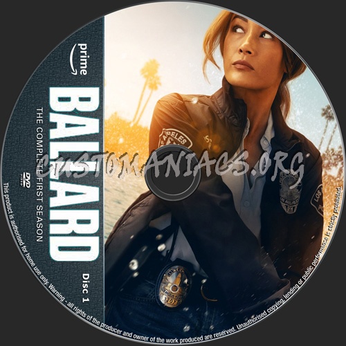 Ballard Season 1 dvd label