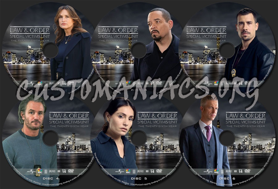 Law & Order: SVU - Season 26 dvd label