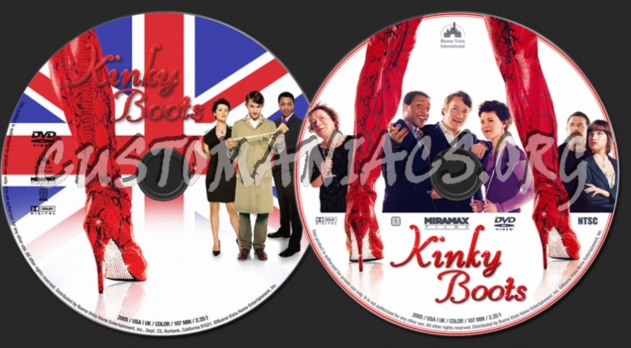 Kinky Boots (2005) dvd label