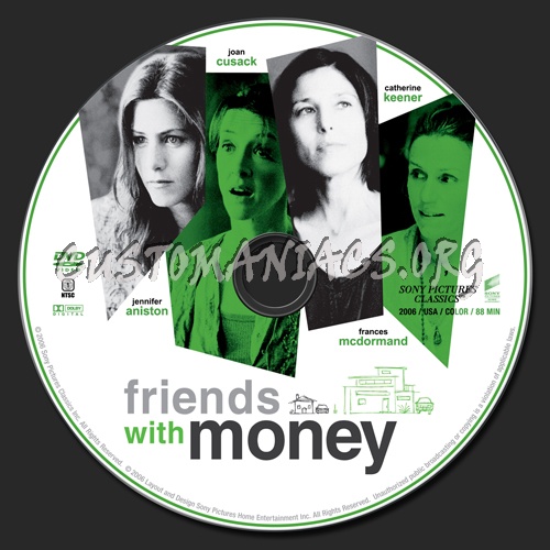 Friends with Money (2006) dvd label