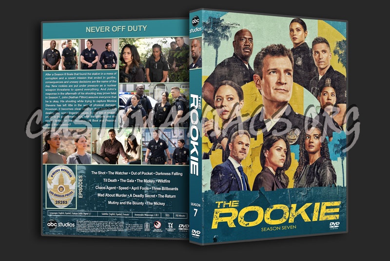 The Rookie - Season 7 dvd cover