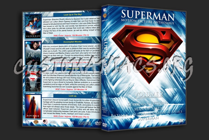 Superman Motion Picture Anthology - Volume 2 dvd cover