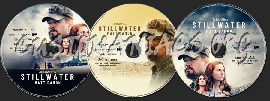Stillwater (2021) blu-ray label