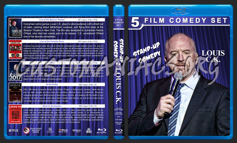 Louis C.K. Stand-Up Comedy Collection blu-ray cover
