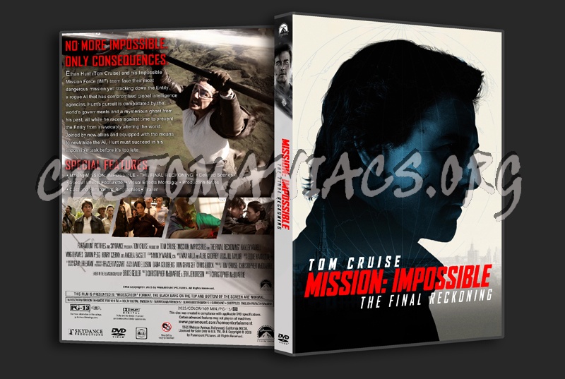 Mission: Impossible - The Final Reckoning dvd cover