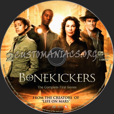 Bonekickers Series 1 dvd label