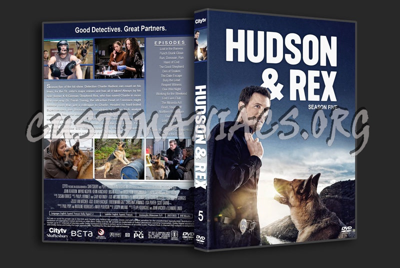 Hudson & Rex - Season 5 dvd cover