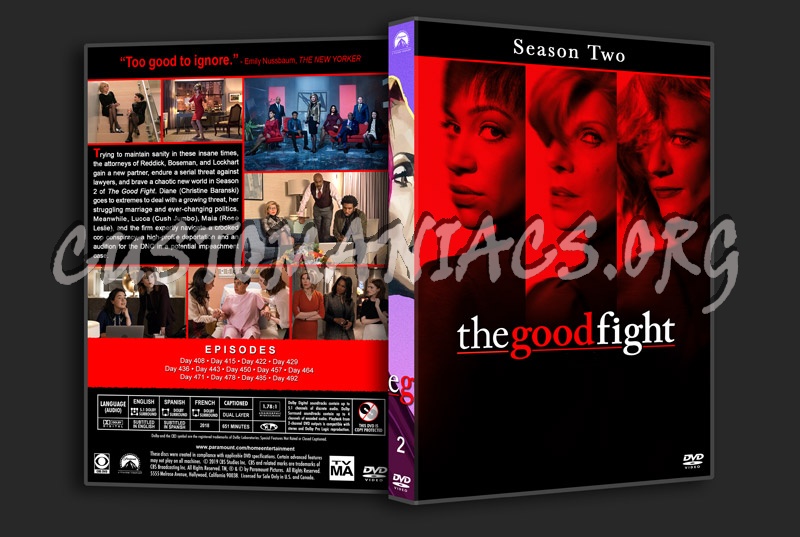The Good Fight  - The Complete Series (spanning spine) dvd cover