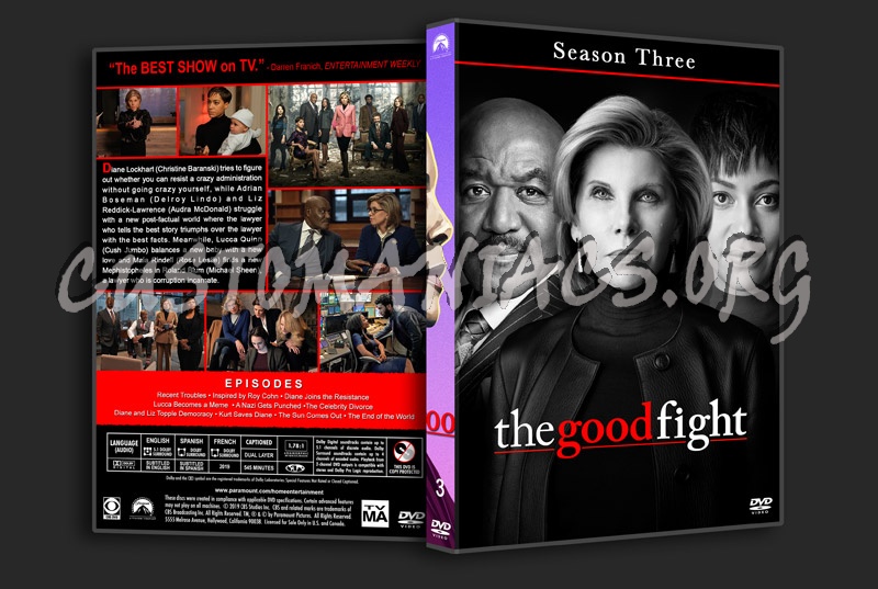The Good Fight  - The Complete Series (spanning spine) dvd cover