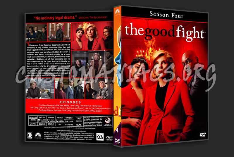 The Good Fight  - The Complete Series (spanning spine) dvd cover