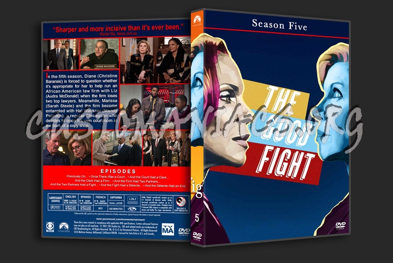 The Good Fight  - The Complete Series (spanning spine) dvd cover