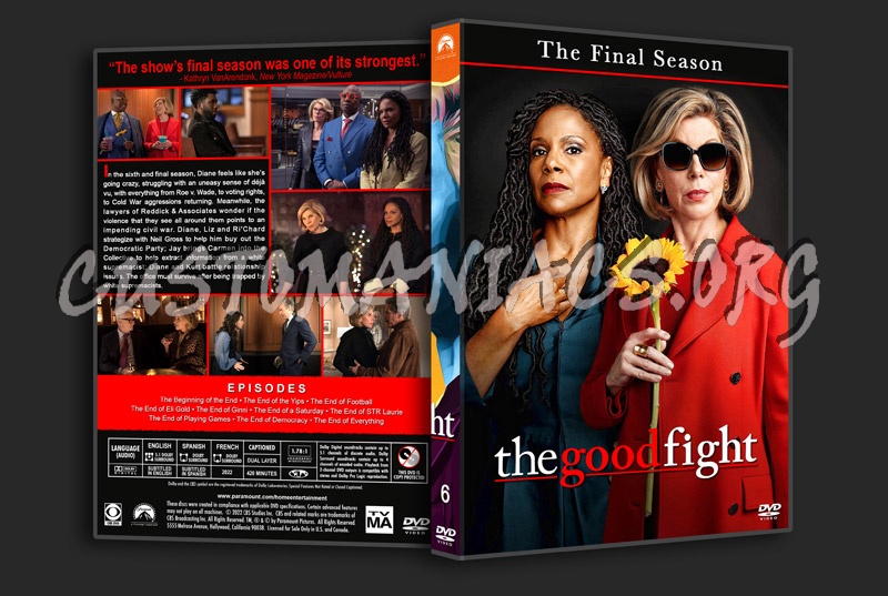 The Good Fight  - The Complete Series (spanning spine) dvd cover