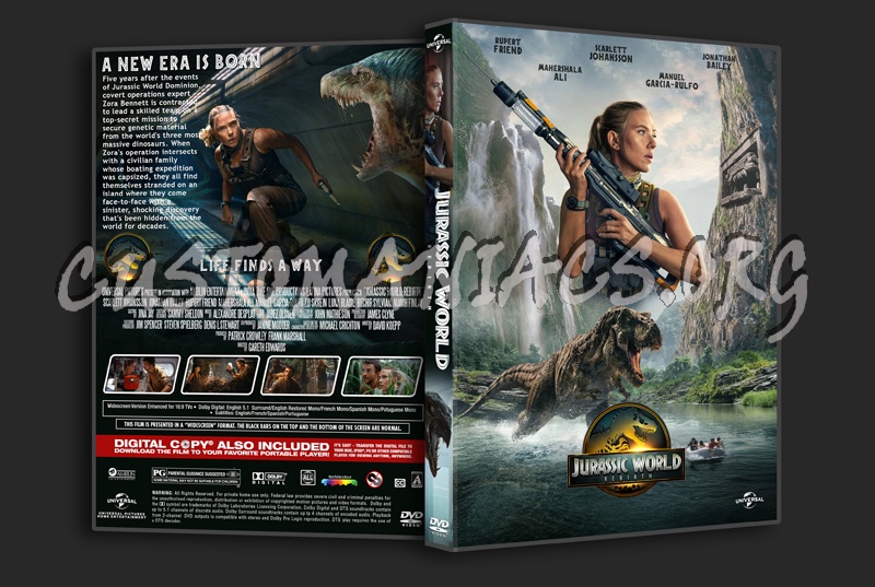 Jurassic World Rebirth dvd cover