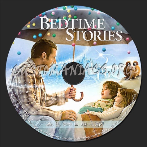 Bedtime Stories (2008) dvd label