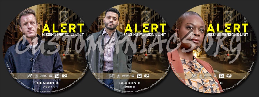 Alert: Missing Persons Unit - Season 3 dvd label