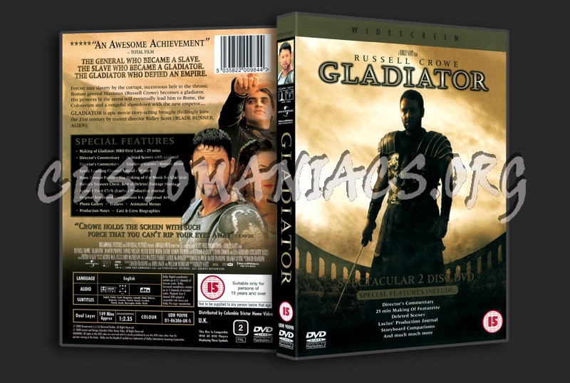 Gladiator dvd cover