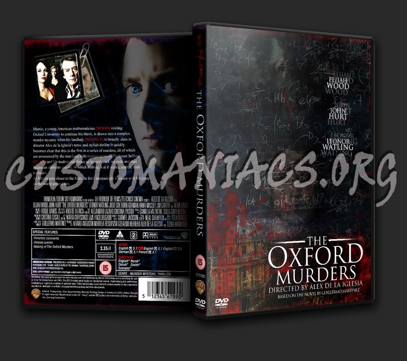 Oxford Murders dvd cover