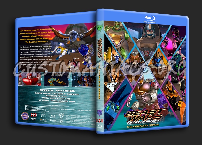 Beast Wars - The Complete Series blu-ray cover