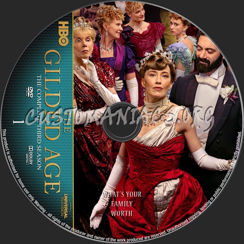 The Gilded Age Season 3 dvd label