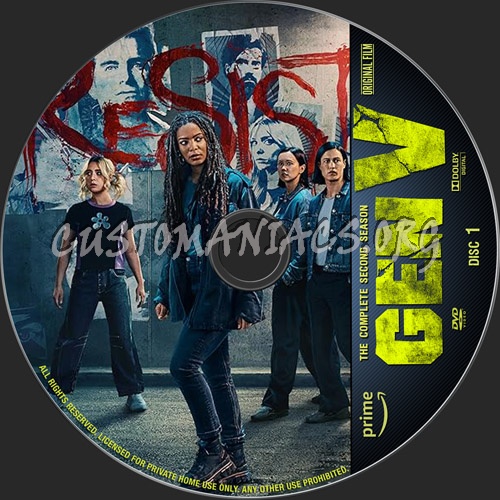 Gen V Season 2 dvd label