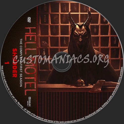 Hell Motel Season 1 dvd label