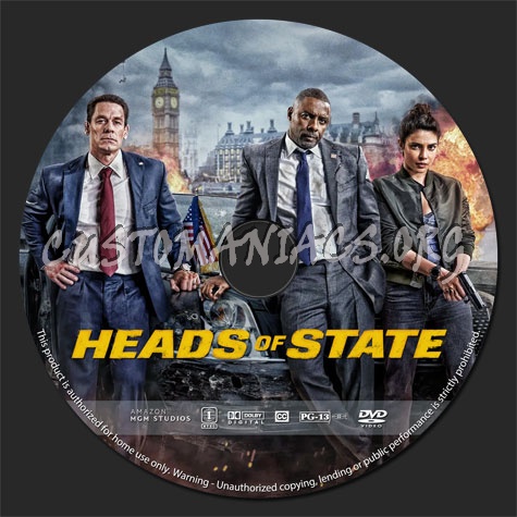Heads of State (2025) dvd label