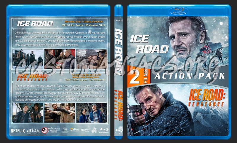 Ice Road Double Feature blu-ray cover