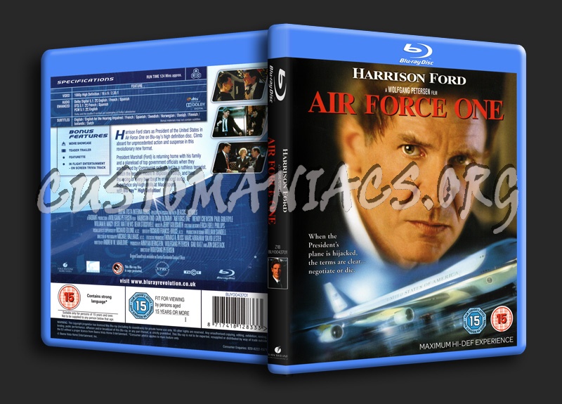 Air Force One blu-ray cover