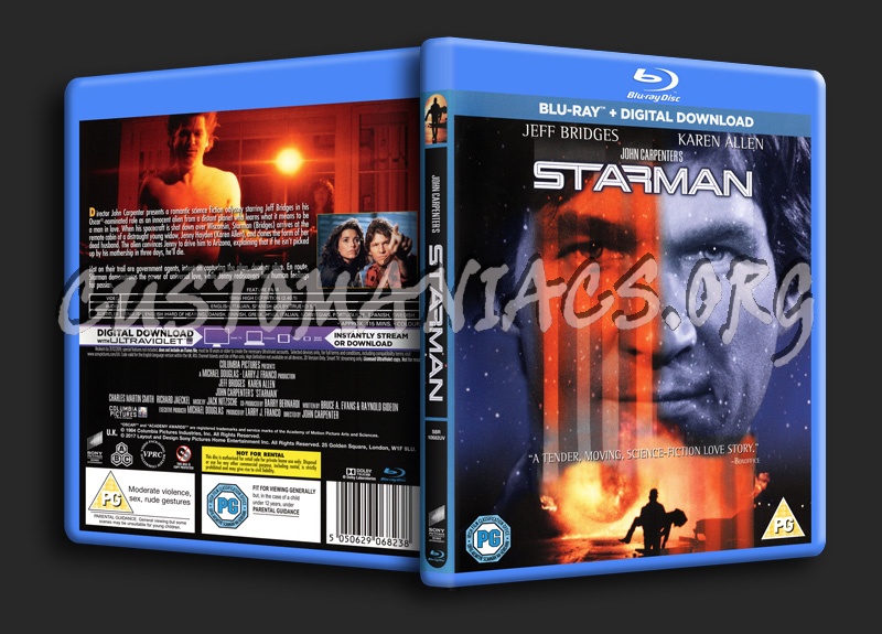 Starman blu-ray cover