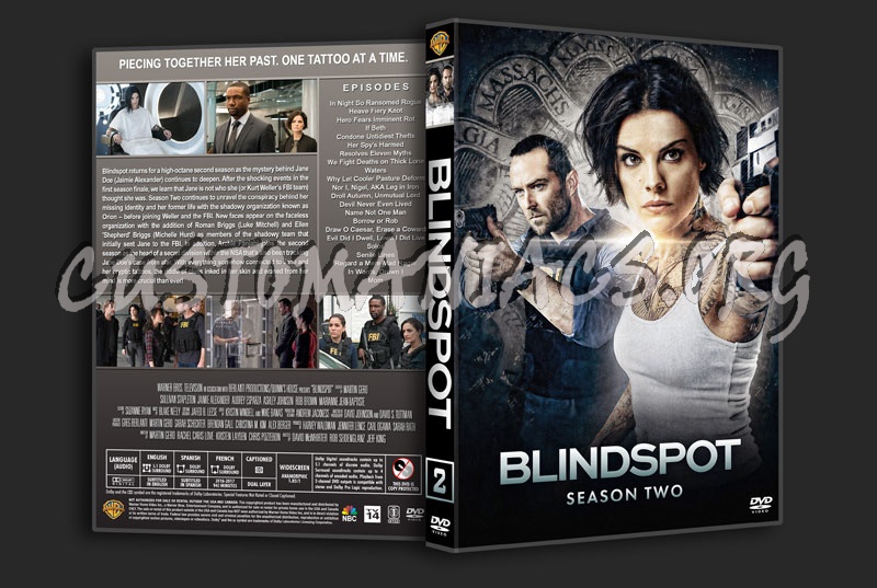 Blindspot - Season 2 dvd cover