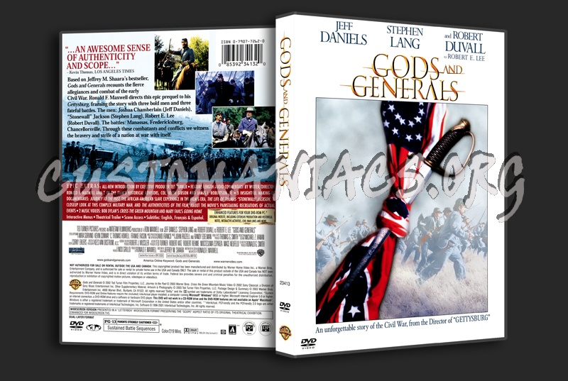Gods and Generals dvd cover