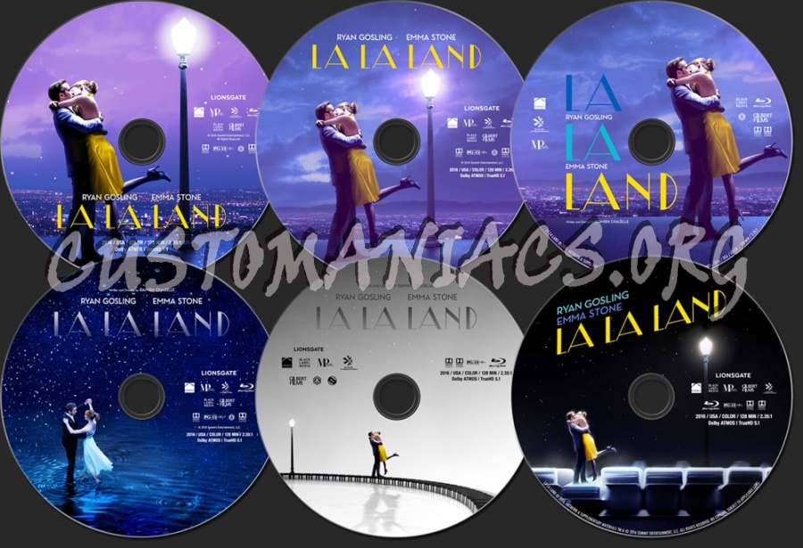 La La Land (2016) blu-ray label