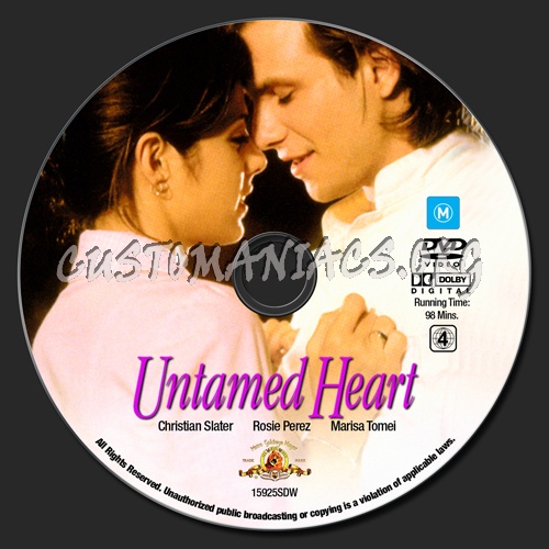 Untamed Heart dvd label