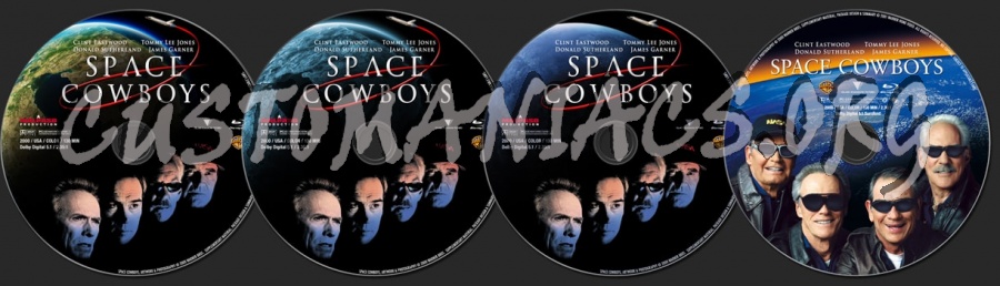 Space Cowboys (2000) blu-ray label