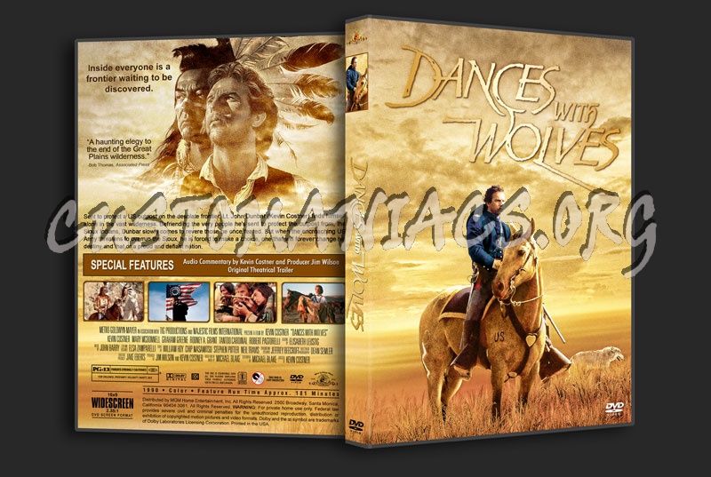Dances with Wolves (1990) dvd cover