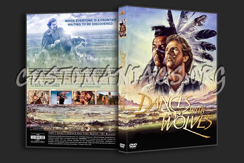 Dances with Wolves (1990) dvd cover