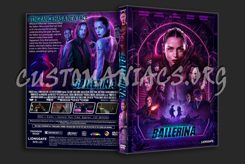 Ballerina:From The World Of John Wick dvd cover