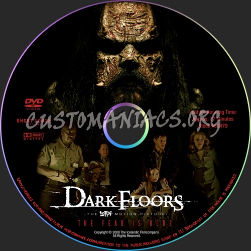 Dark Floors dvd label