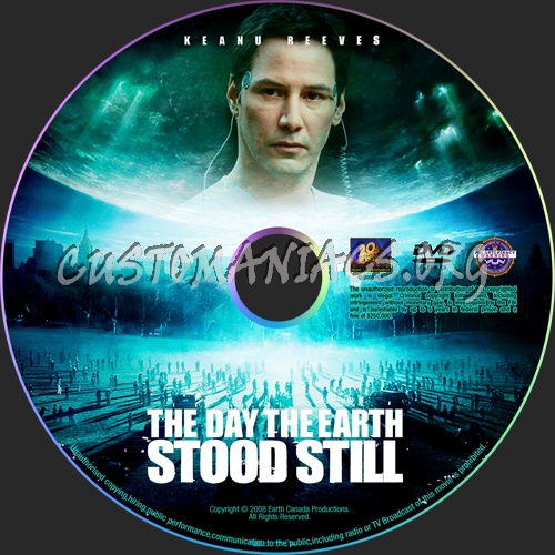 The Day the Earth Stood Still dvd label