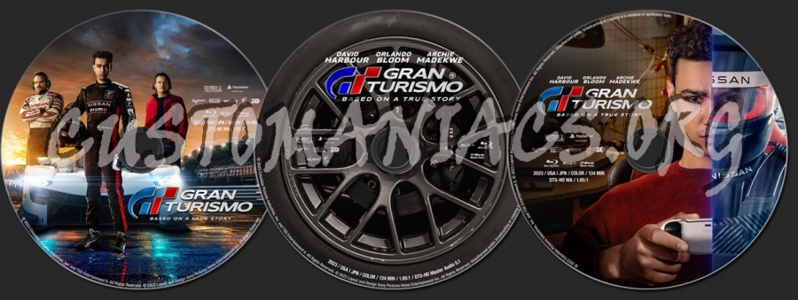 Gran Turismo (2023) blu-ray label