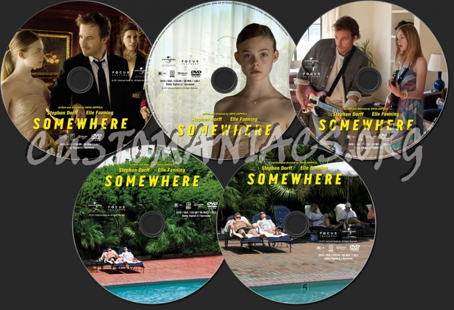 Somewhere (2010) dvd label
