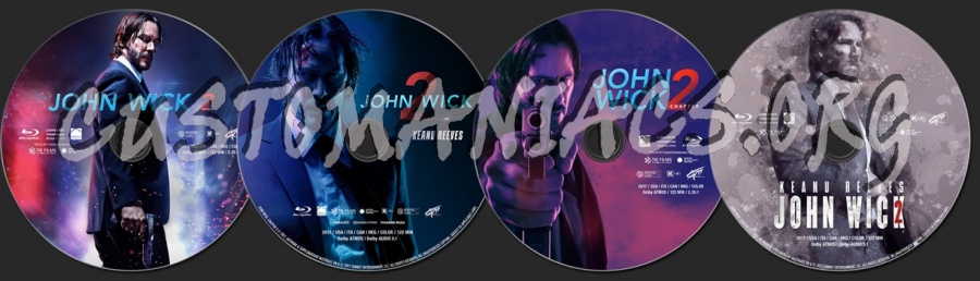 John Wick: Chapter 2 (2017) blu-ray label