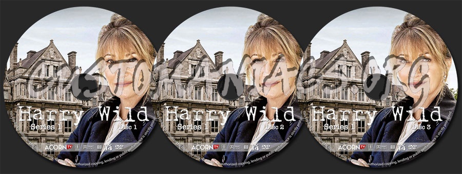 Harry Wild - Season 1 dvd label