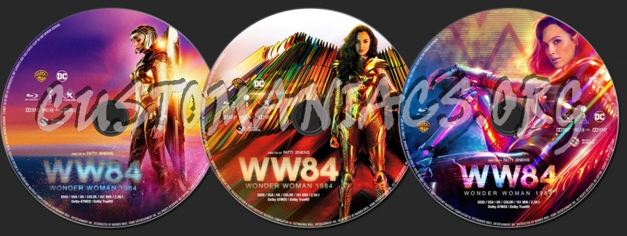 Wonder Woman 1984 (2020) blu-ray label