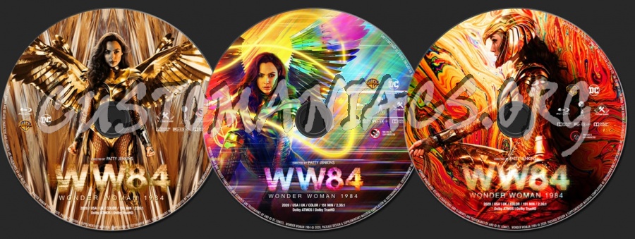 Wonder Woman 1984 (2020) blu-ray label