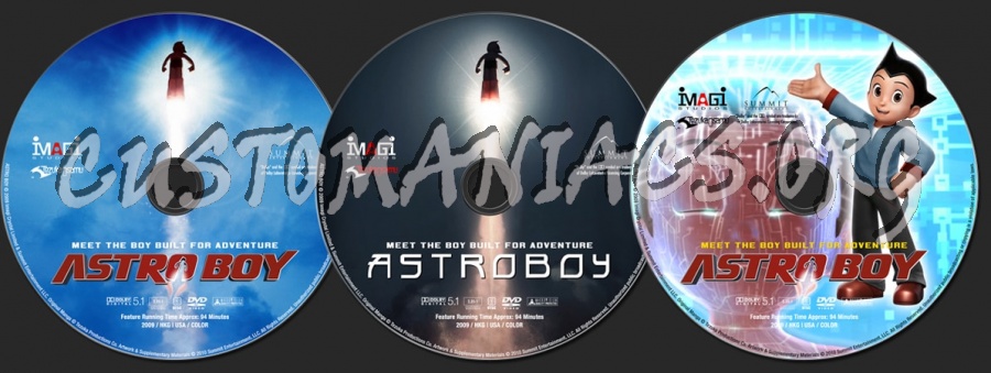 Astro Boy (2009) dvd label