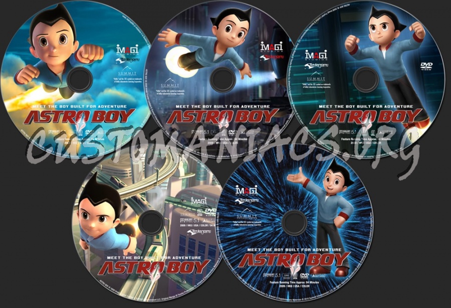 Astro Boy (2009) dvd label